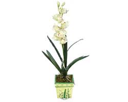 zel Yapay Orkide Beyaz   Bursa online ieki , iek siparii 